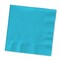 Party Central Club Pack of 500 Tropical Blue Solid 3-Ply Disposable Lunch Napkins 6.5"
